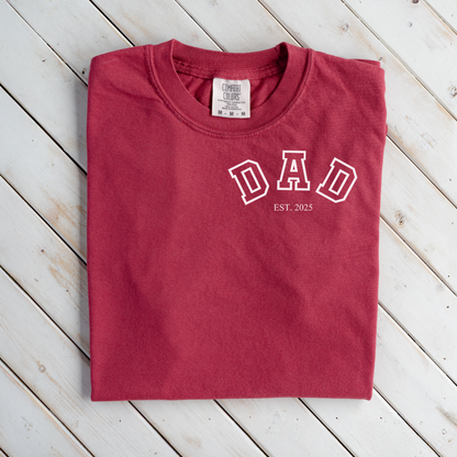Premium Customized Dad Est.T-Shirt