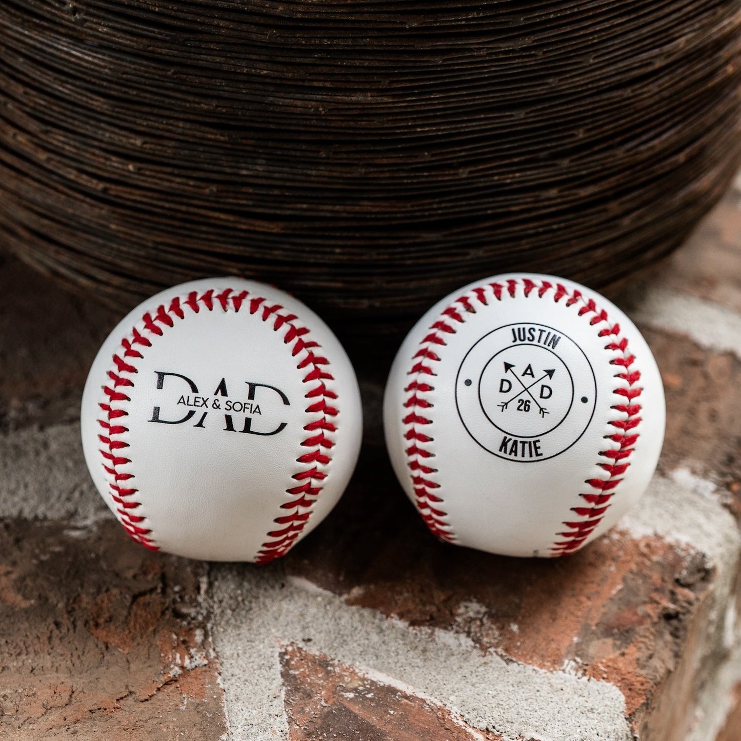 Customized Baseball for Dad