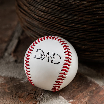 Customized Baseball for Dad
