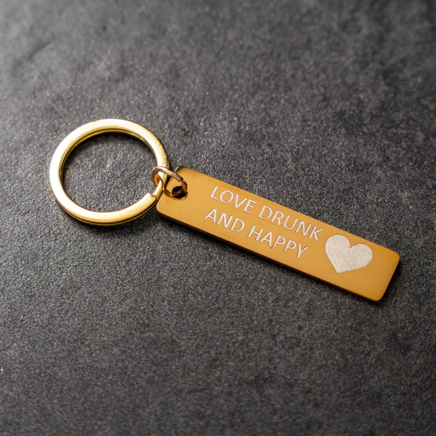 Custom Engraved Rectangle Keychains
