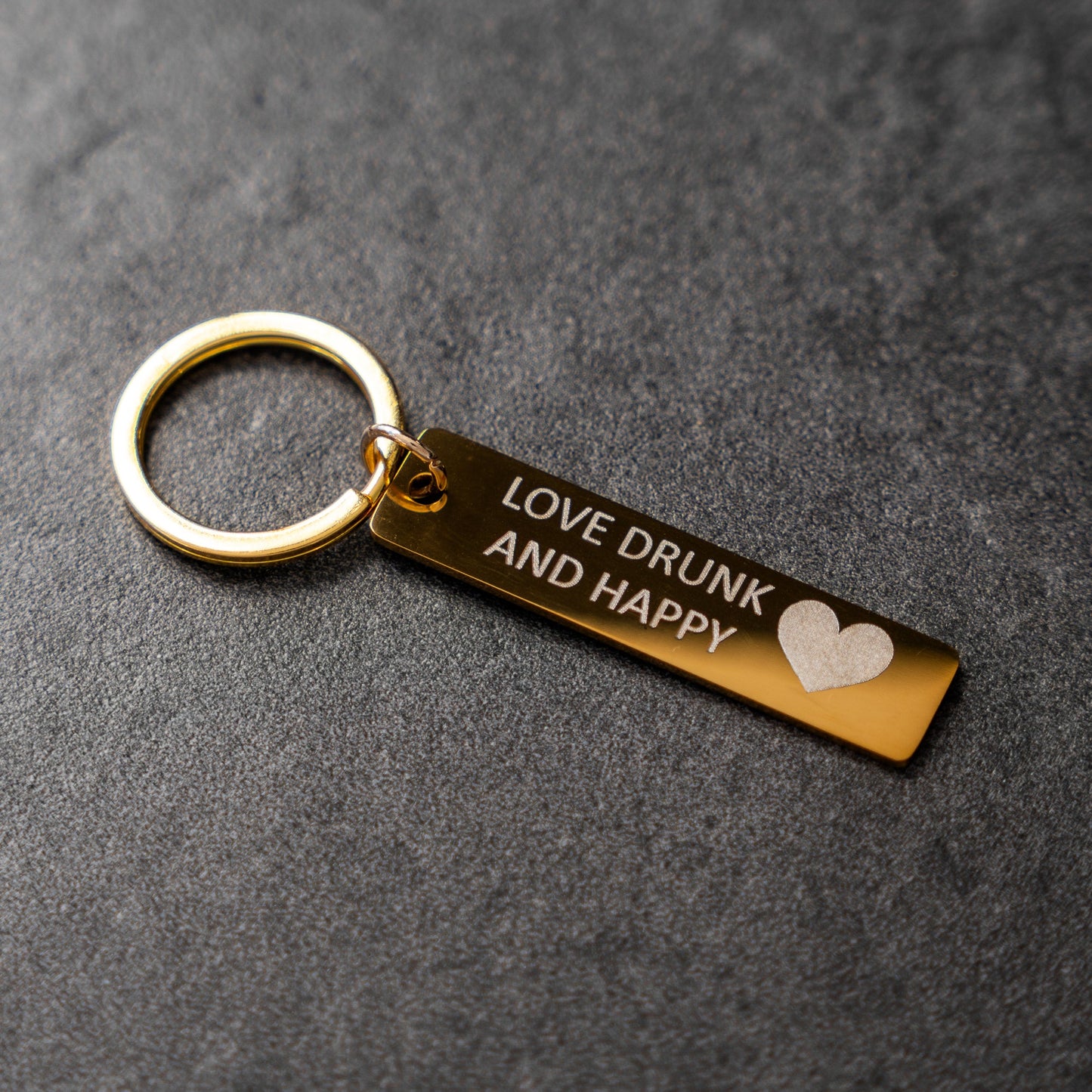 Custom Engraved Rectangle Keychains