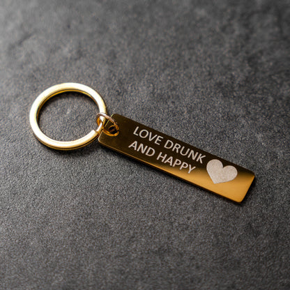 Custom Engraved Rectangle Keychains