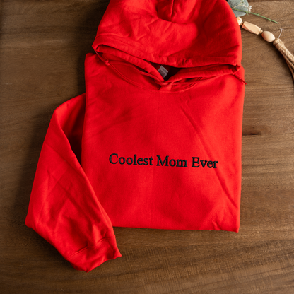 Embroidered Mama Hoodie with Est. Year