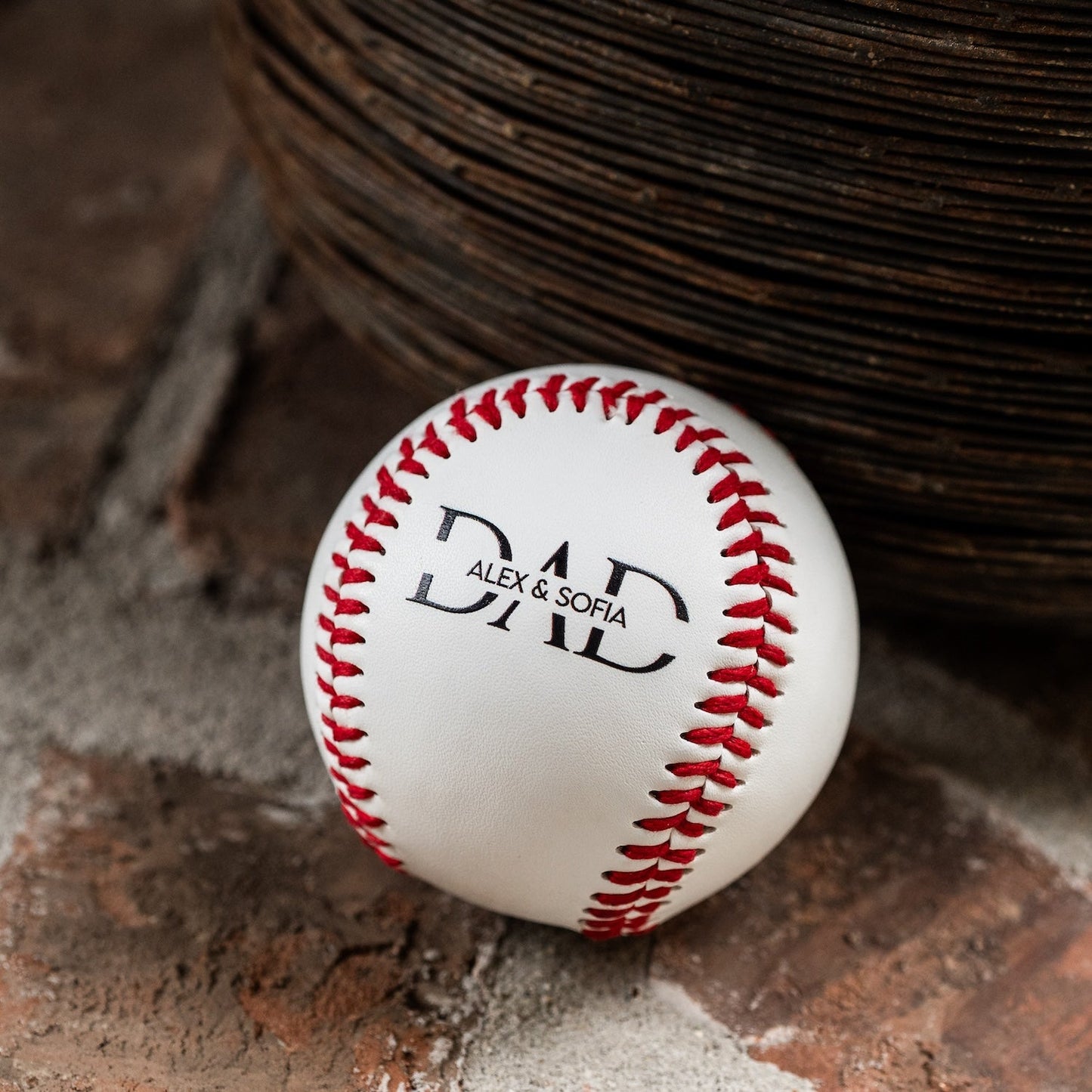 Customized Baseball for Dad
