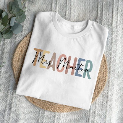 Customized Teacher T-Shirts