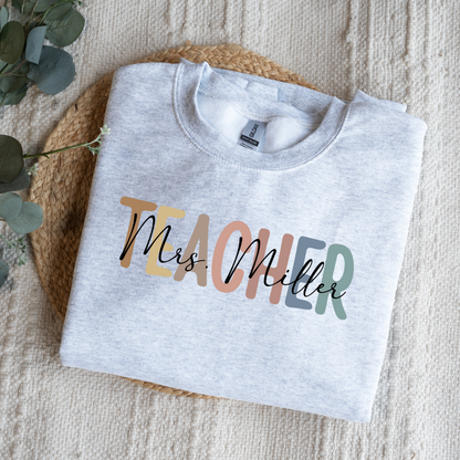 Customized Teacher Sweatshirt