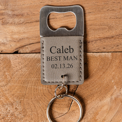 Customized Can Cooler & Bottle Opener Gift Set