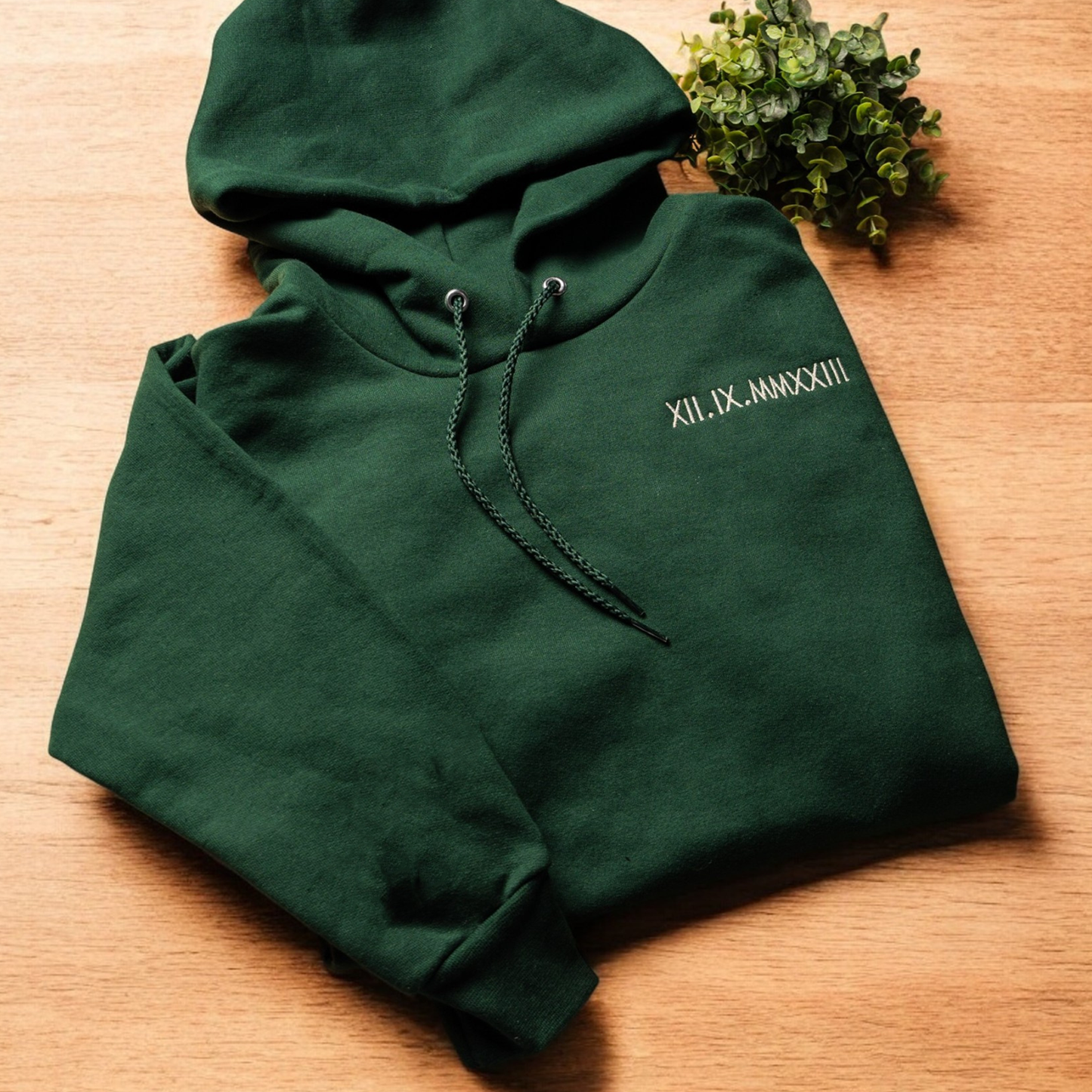 Customized Roman Numeral Hoodie