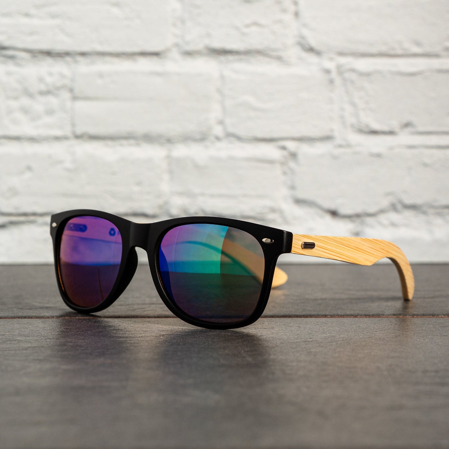 Customized Wayfarer Wood Sunglasses