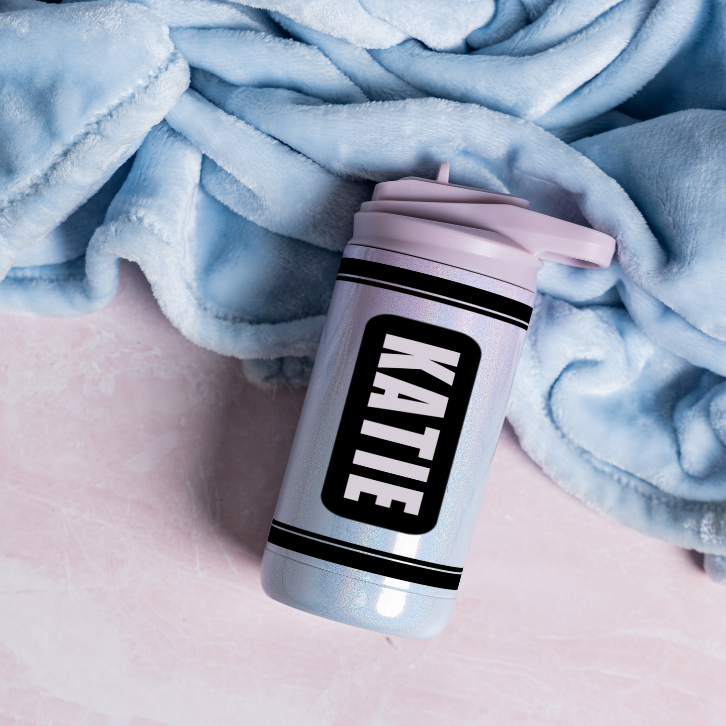 Customized Kids Color Crayon Water Bottle Tumblers