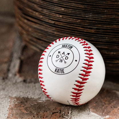 Customized Baseball for Dad