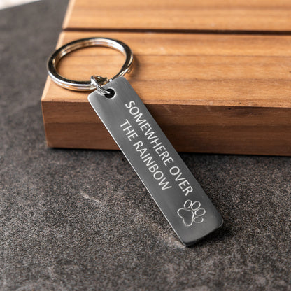 Custom Engraved Rectangle Keychains