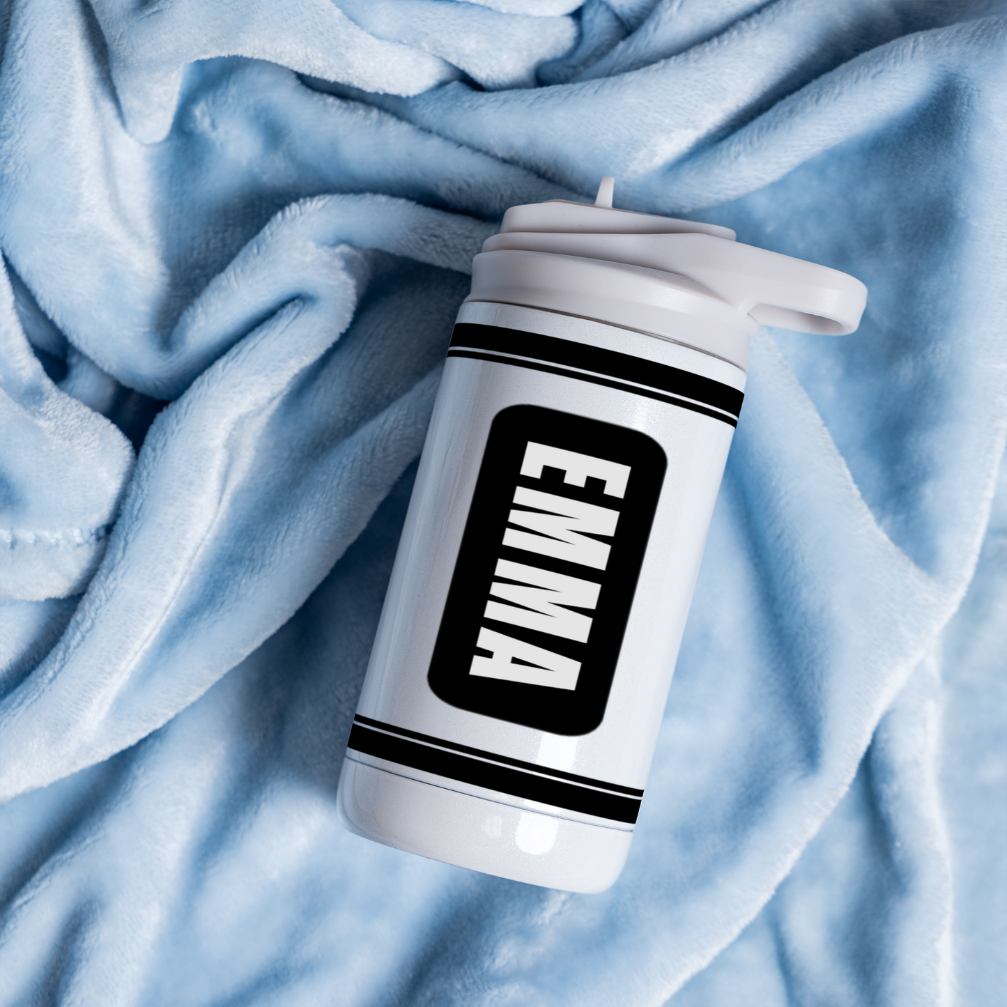 Customized Kids Color Crayon Water Bottle Tumblers