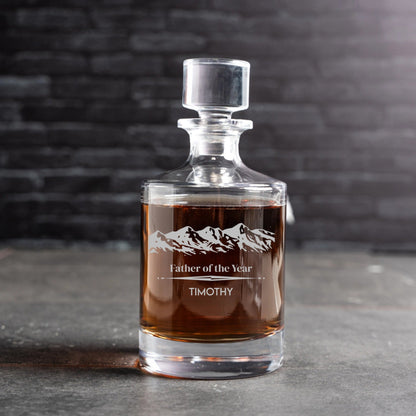 Customized Aberdeen Dad Decanter
