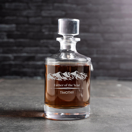 Customized Aberdeen Dad Decanter