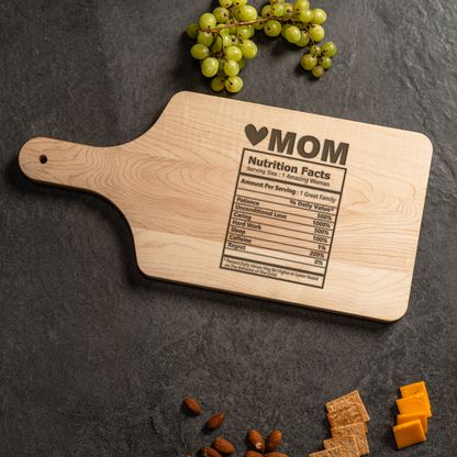 Customized Large Paddle Cutting Boards for Mom