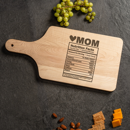 Customized Large Paddle Cutting Boards for Mom