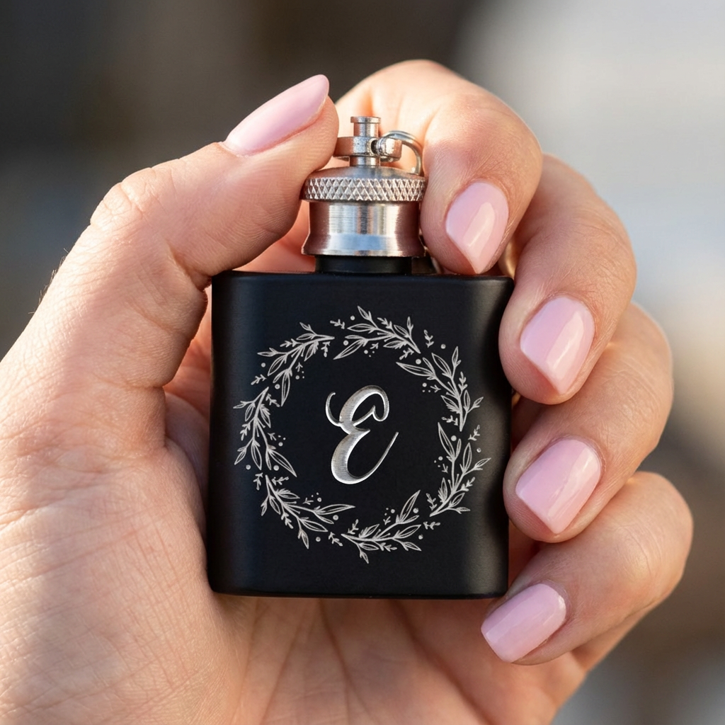 Custom Bachelorette Party Keychain Flasks