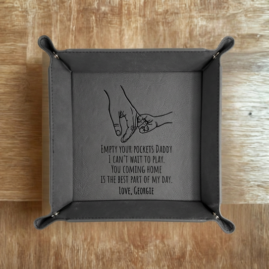 Customized Father's Day Valet Tray