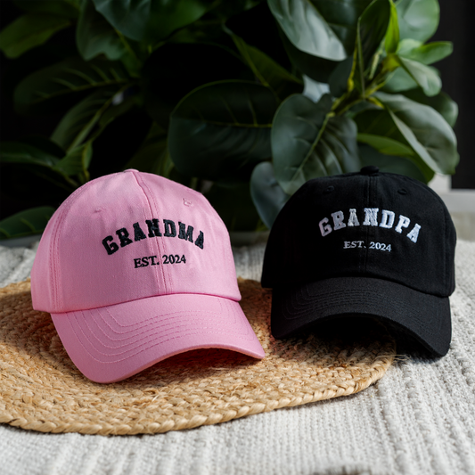 Custom Embroidered Grandparents Hats