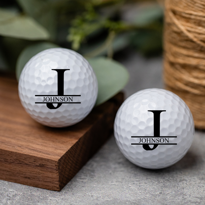 Customized Monogram Golf Ball with Custom Name