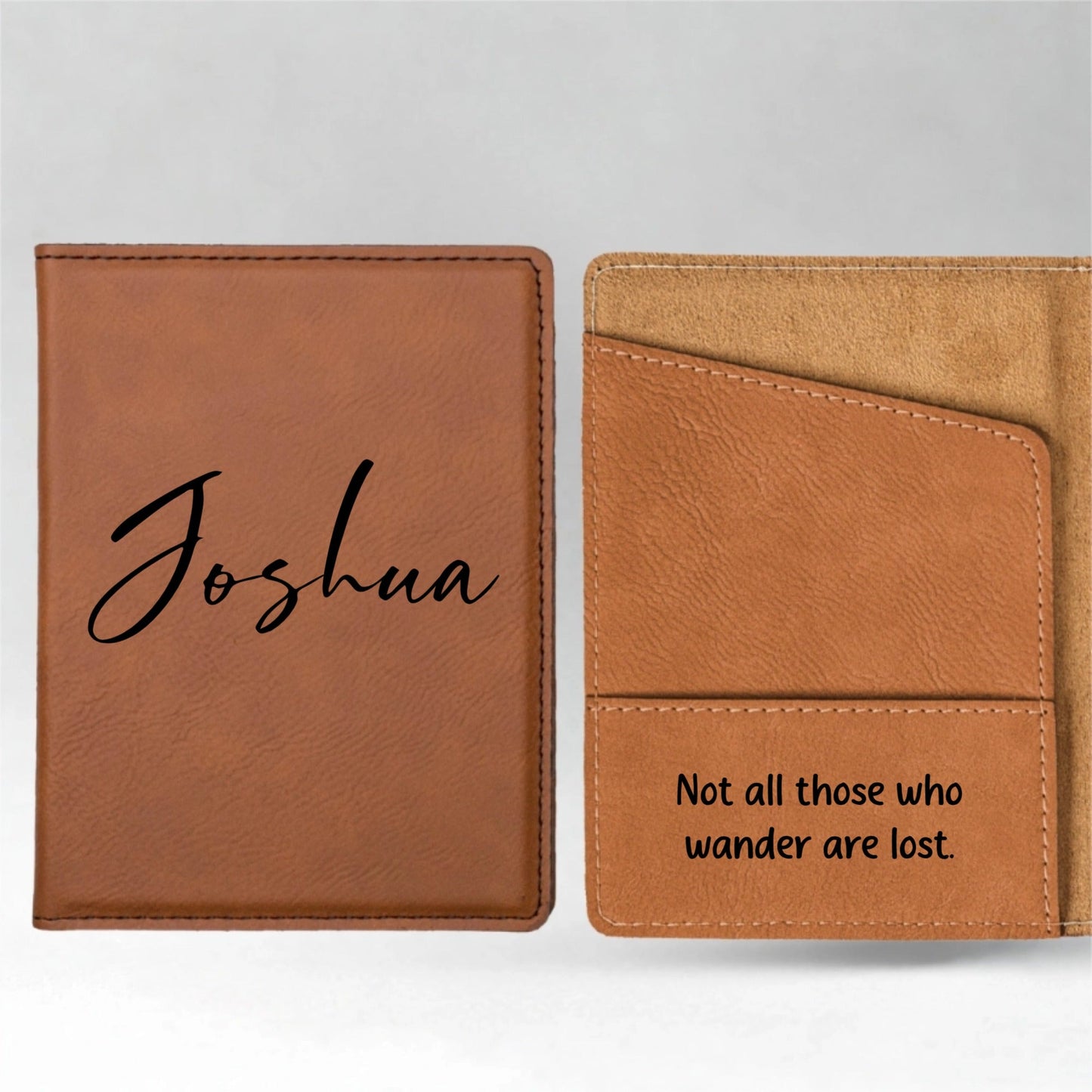 Customized Passport Covers - Script Designs