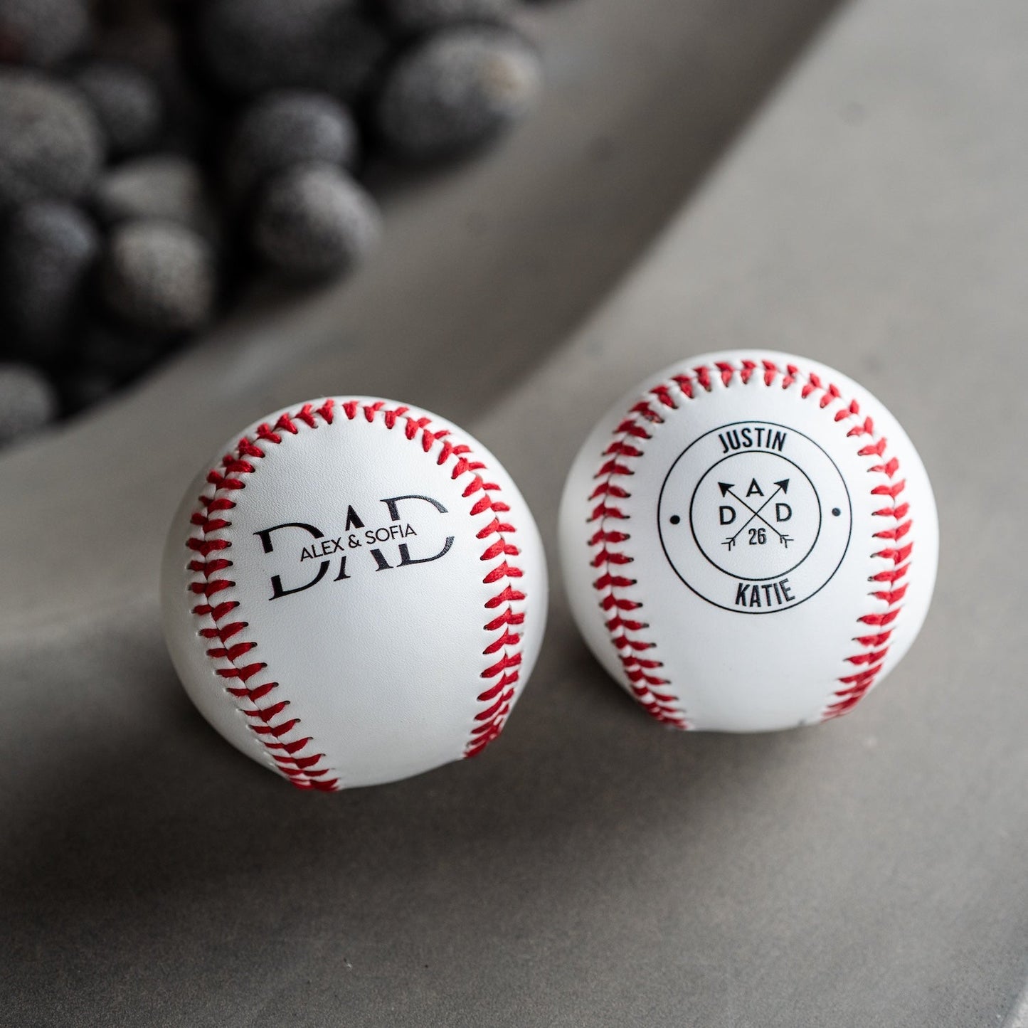 Customized Baseball for Dad