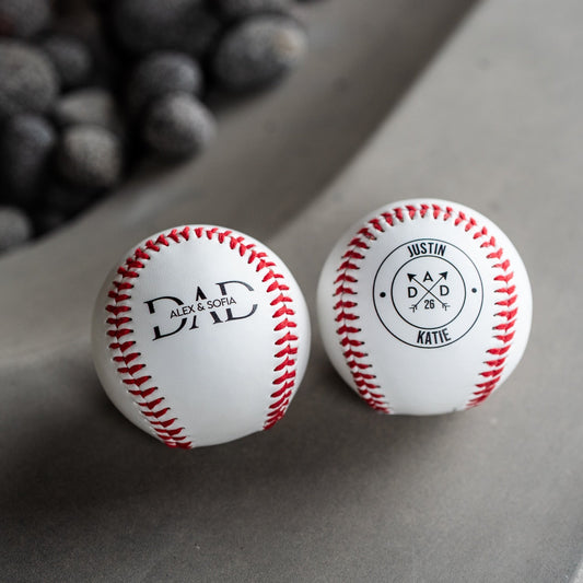 Customized Baseball for Dad