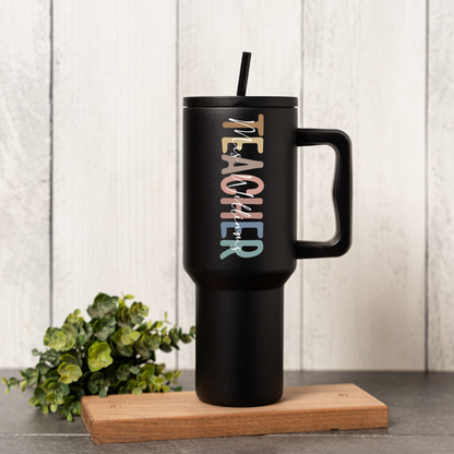 Customized 40oz Teacher Tumbler