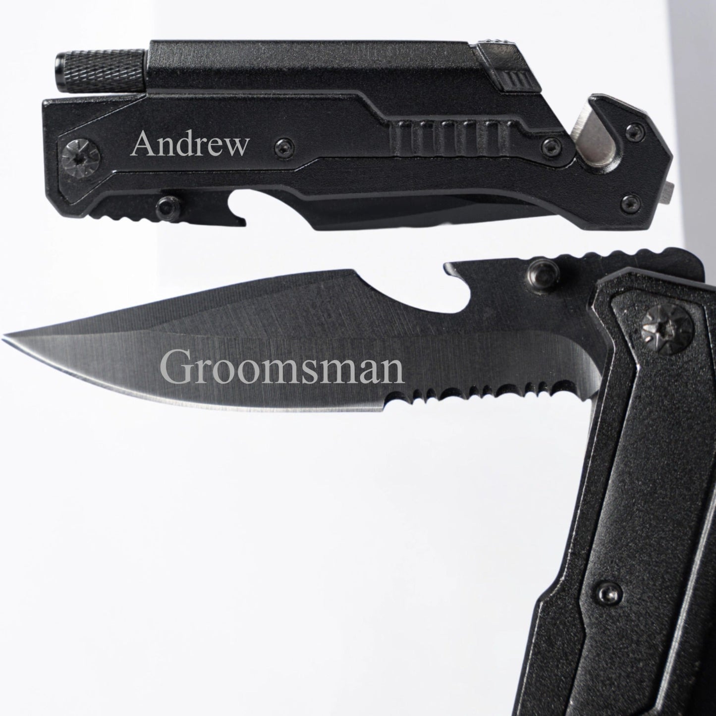 Customized Knife with Flashlight