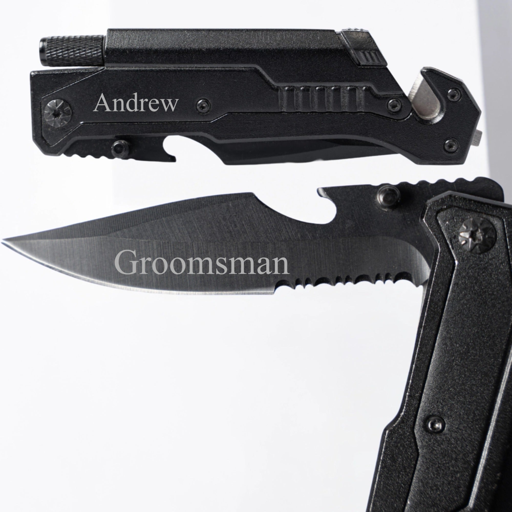 Customized Knife with Flashlight