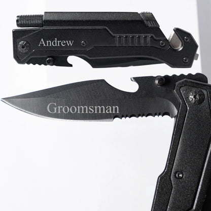 Customized Knife with Flashlight