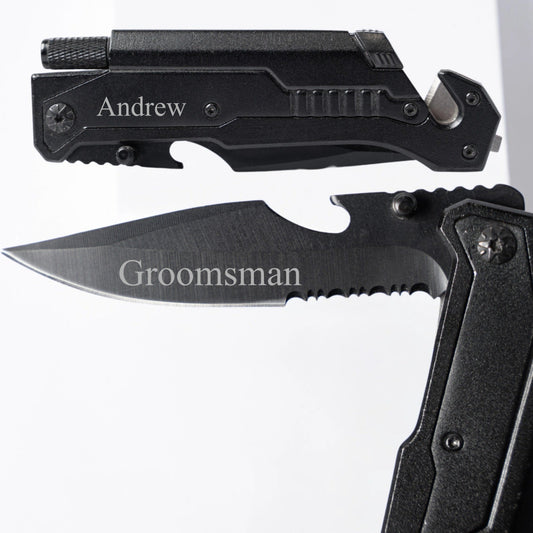 Customized Knife with Flashlight