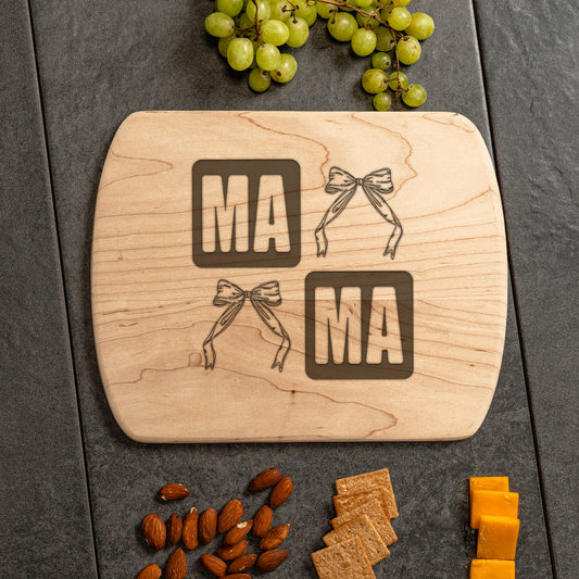 Customized Mom Thin Oval Cutting Boards