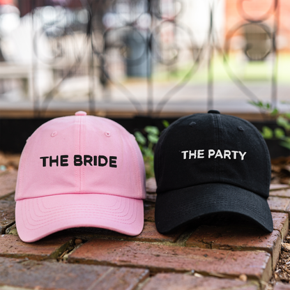 The Bride and The Party Hats