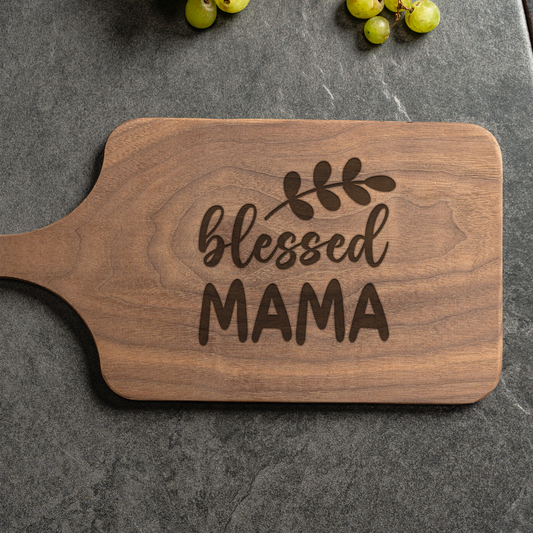 Customized Mother's Day Thin Paddle Serving Boards
