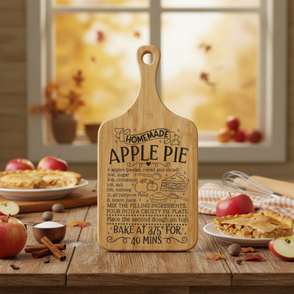 Fall Pie Recipes Bamboo Serving Board