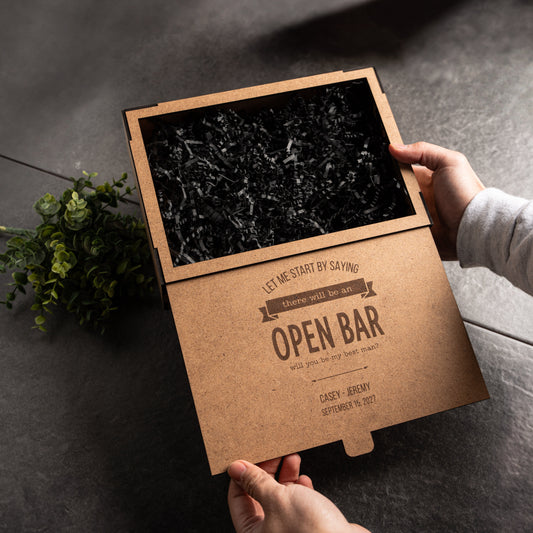 Custom Best Man Gift Box