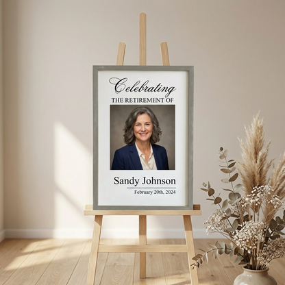 Customized Celebration Signable Framed Sign