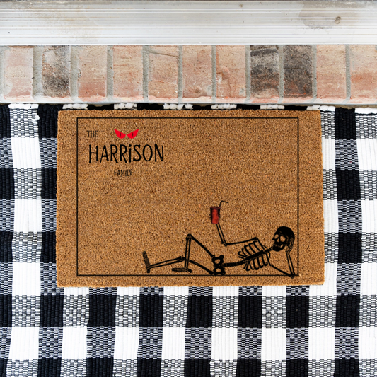 Personalized Halloween Doormats