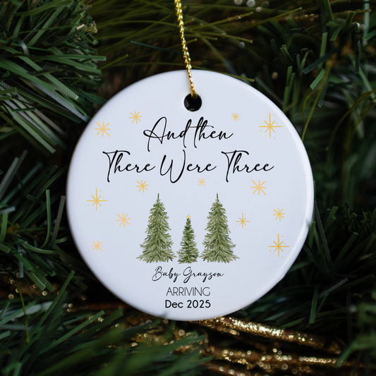 Customized Baby Announcement Ornament