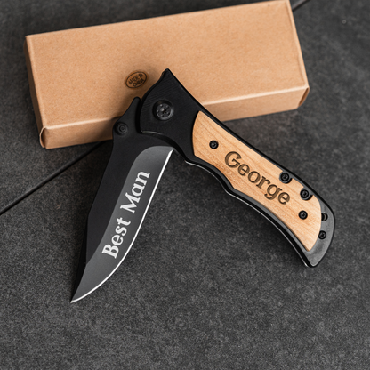 Customized Back Metal Knife