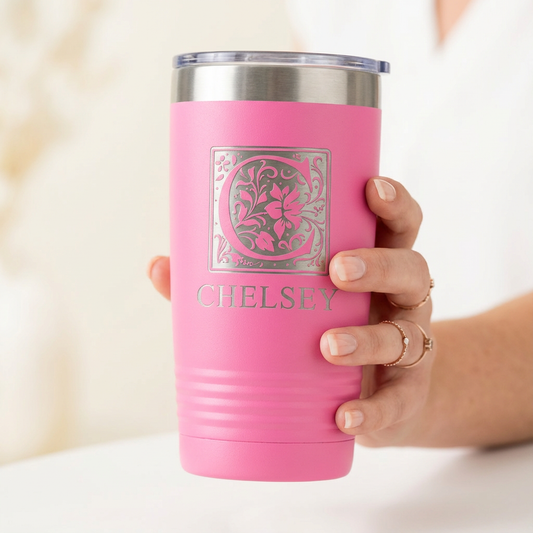 Personalied 20oz Vacuum Insulated Ringneck Tumbler