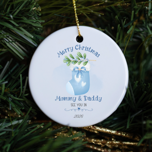Customized See You in 2026 Ornament
