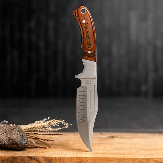 Customized Fixed Blade Hunting Knife with Sheath