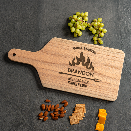 Customized BBQ Large Paddle Cutting Boards