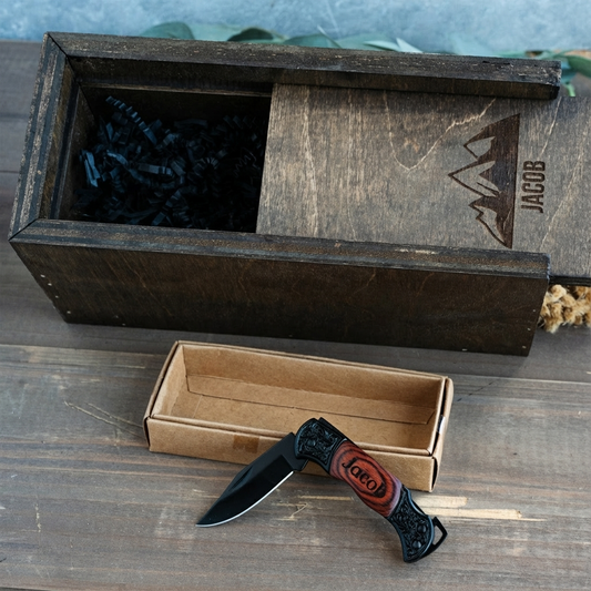 Custom Pocket Knife With Gift Box