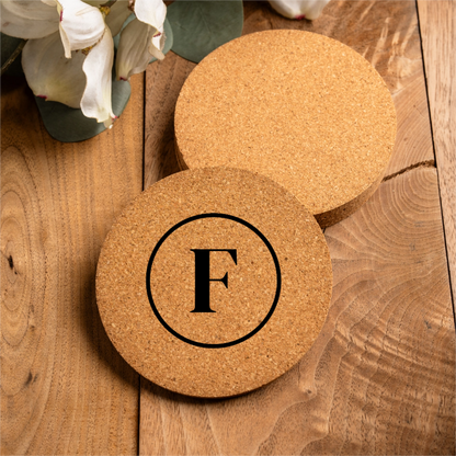 Customized Cork Coaster Set
