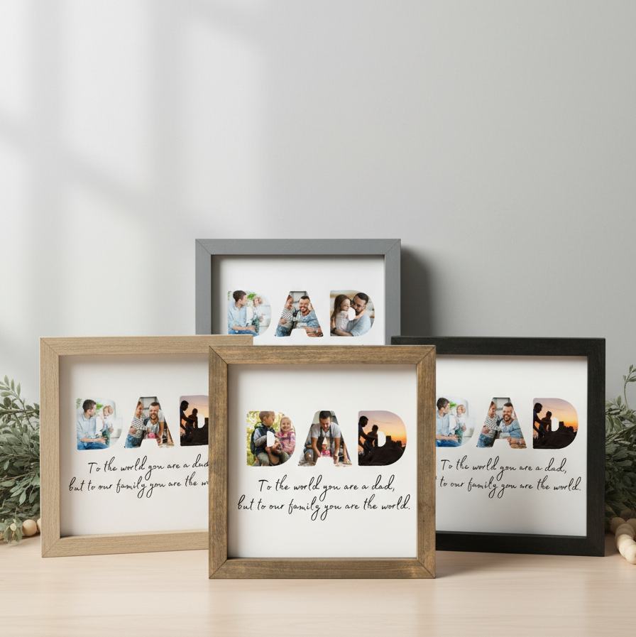 Customized Photo Sign for Dad