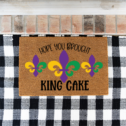 Mardi Gras Welcome Doormat